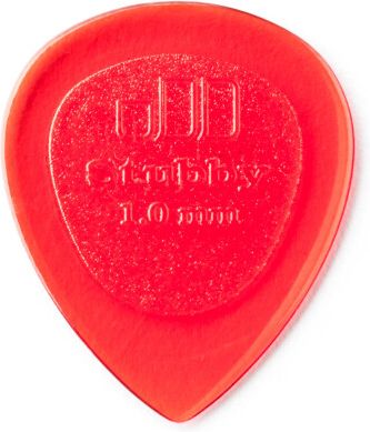 Dunlop Stubby Jazz Plektrum 1,00mm Red 474R1 