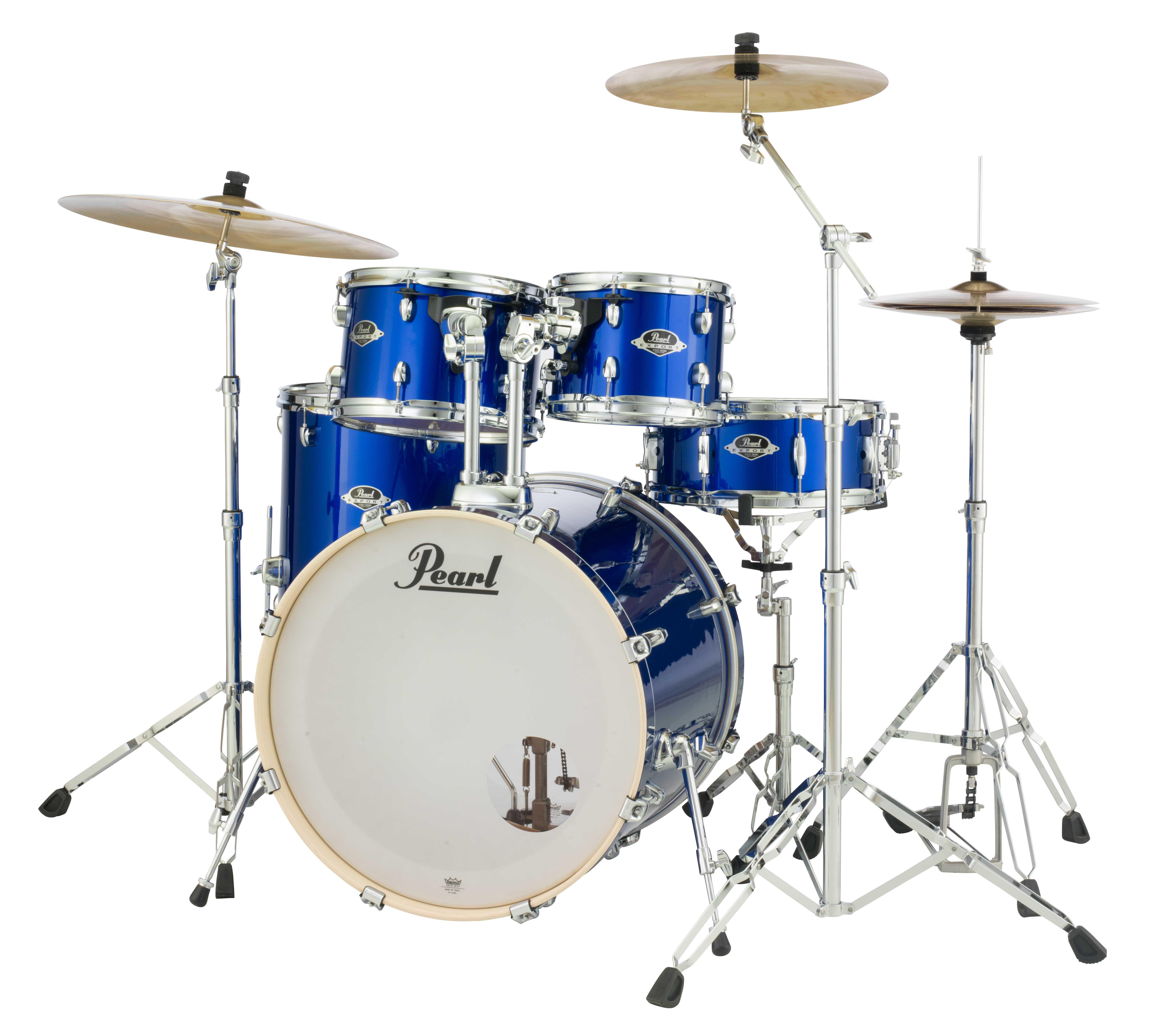 Pearl EXX725SBR/C717 Export Drum-Set High Voltage Blue/Sabian SBR – Bild 4