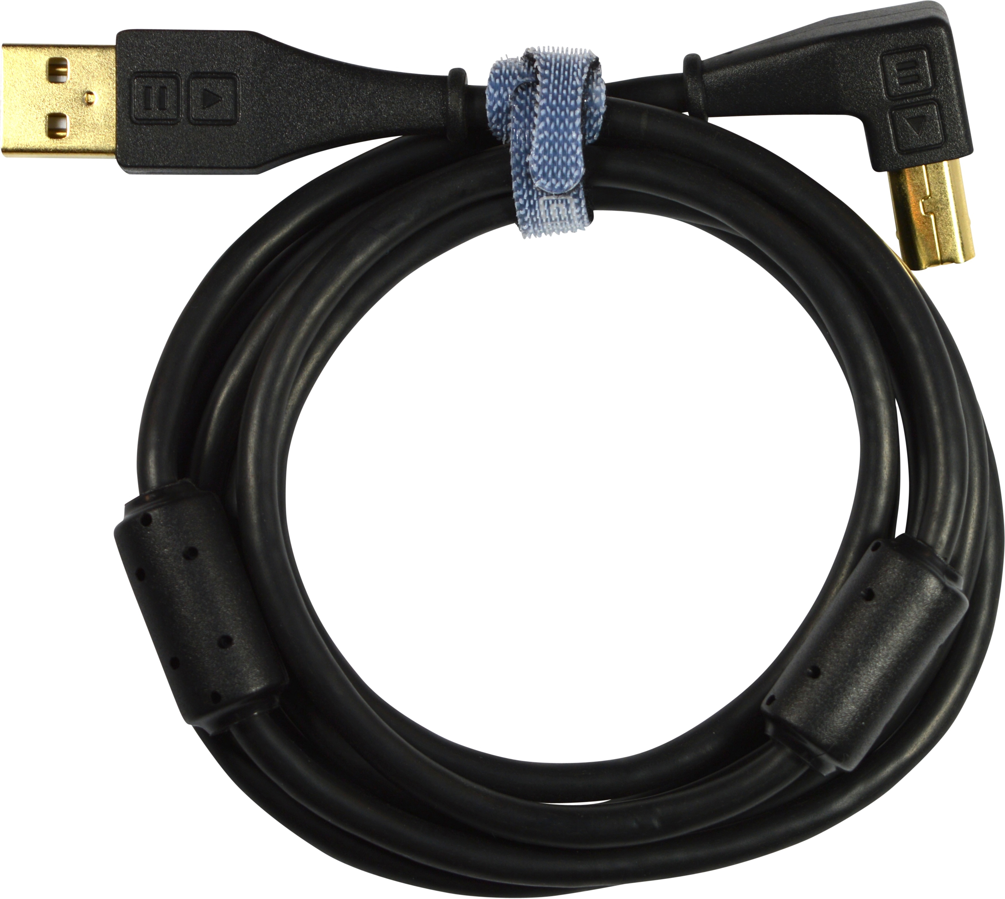 DJ TechTools USB Chroma Cable black abgewinkelt (ca. 2m) DJ TechTools USB Chroma Cable black abgewinkelt (ca. 2m)