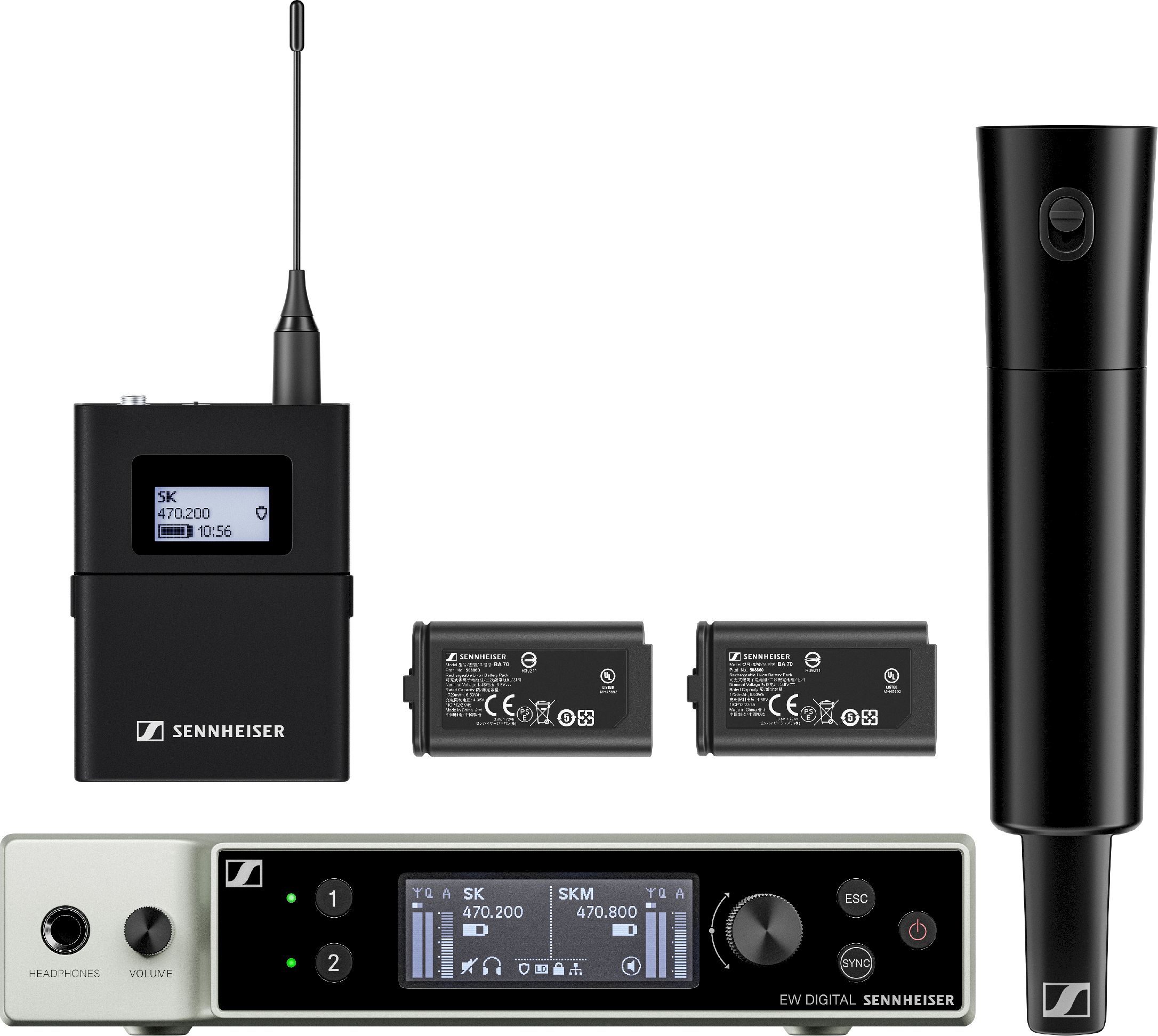 Sennheiser EW-DX SK / SKM-S BASE SET  (U1/5)  Sennheiser EW-DX SK / SKM-S BASE SET  (U1/5)