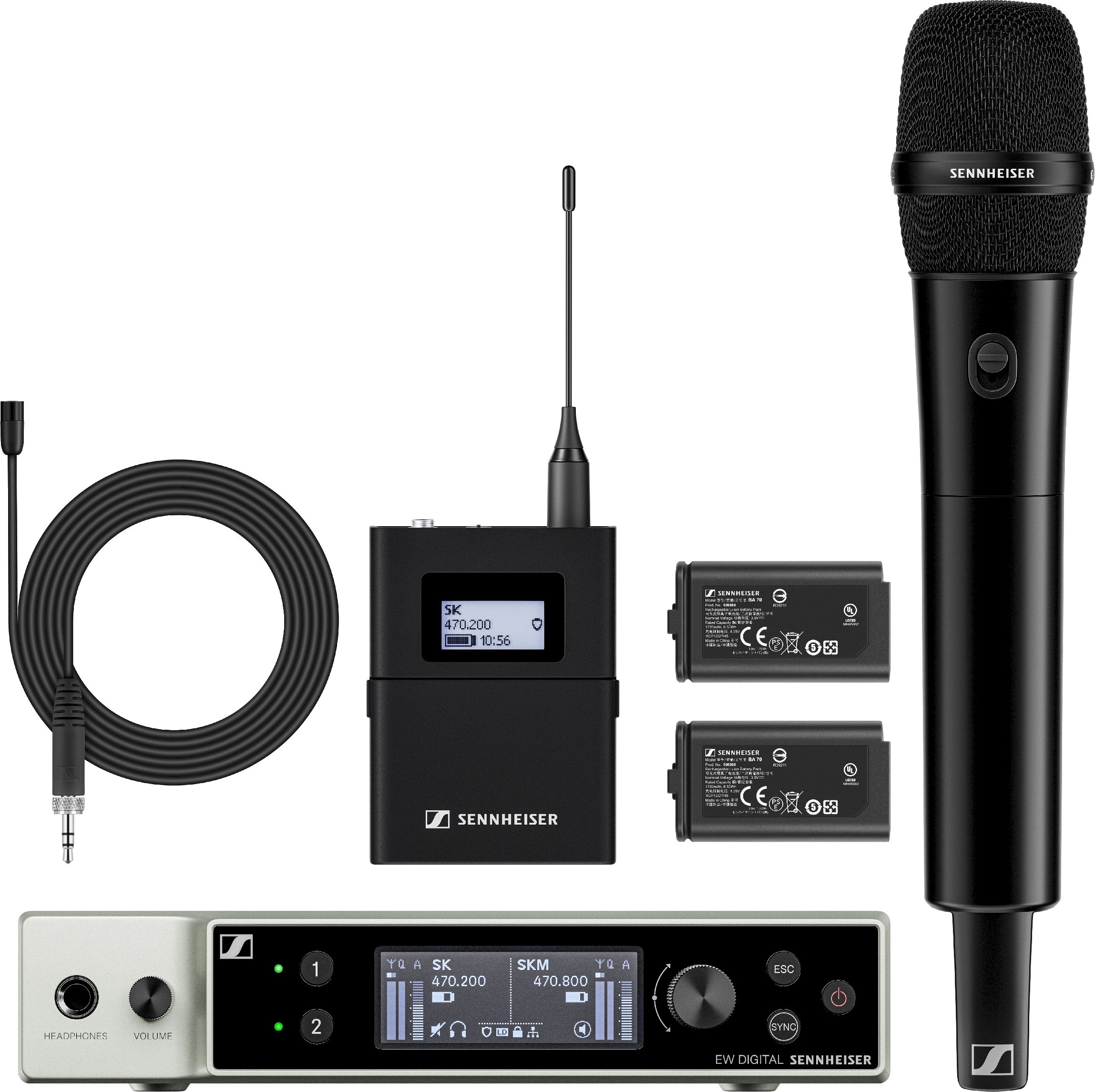 Sennheiser EW-DX MKE 2 / 835-S SET (U1/5)