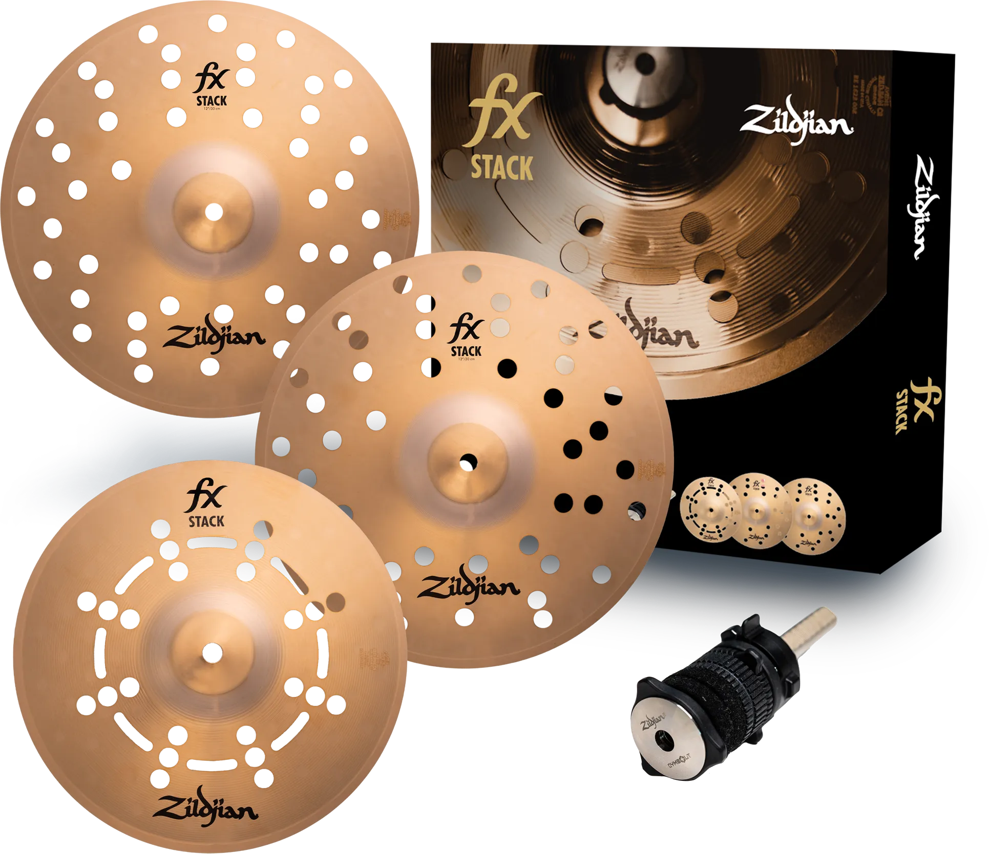 Zildjian ZIFXSTK12 FX Stack Becken 12" inkl. Cymbolt (B-Ware)