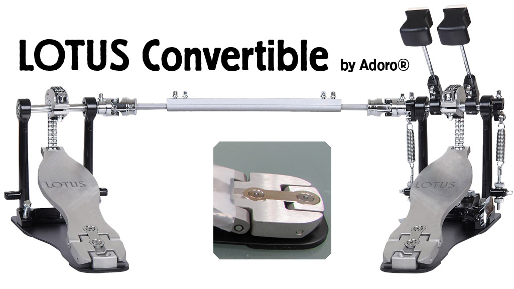 Lotus by Adoro Convertible Double Foot Pedal – Bild 7