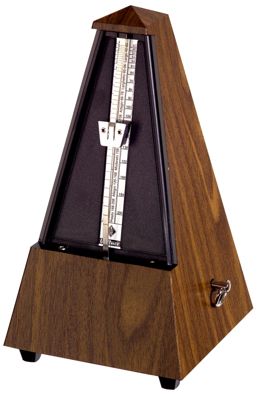 Wittner Taktell Pyramide mit Glocke Nußbaum