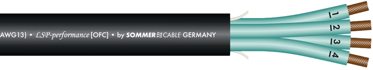 Sommer Cable Elephant Speakerkabel SPM425 4x2,5mm schw.-m- Sommer Cable Elephant Speakerkabel SPM425 4x2,5mm schw.-m-