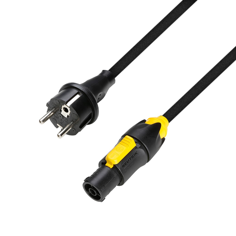Adam Hall PowerCON TRUE1 connection cable Schuko IP65 3m Adam Hall PowerCON TRUE1 connection cable Schuko IP65 3m