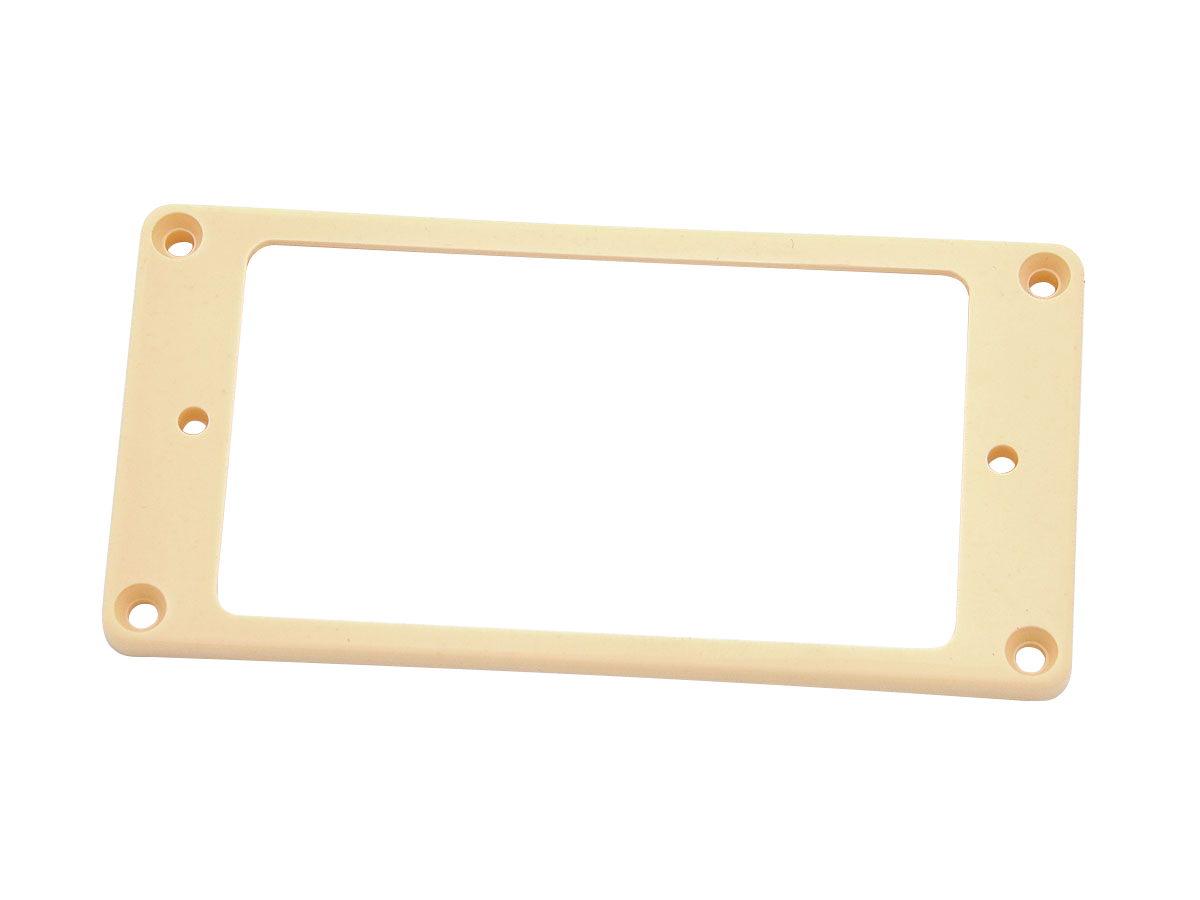 Göldo Pickup Rahmen Humbucker creme flach/gewölbt