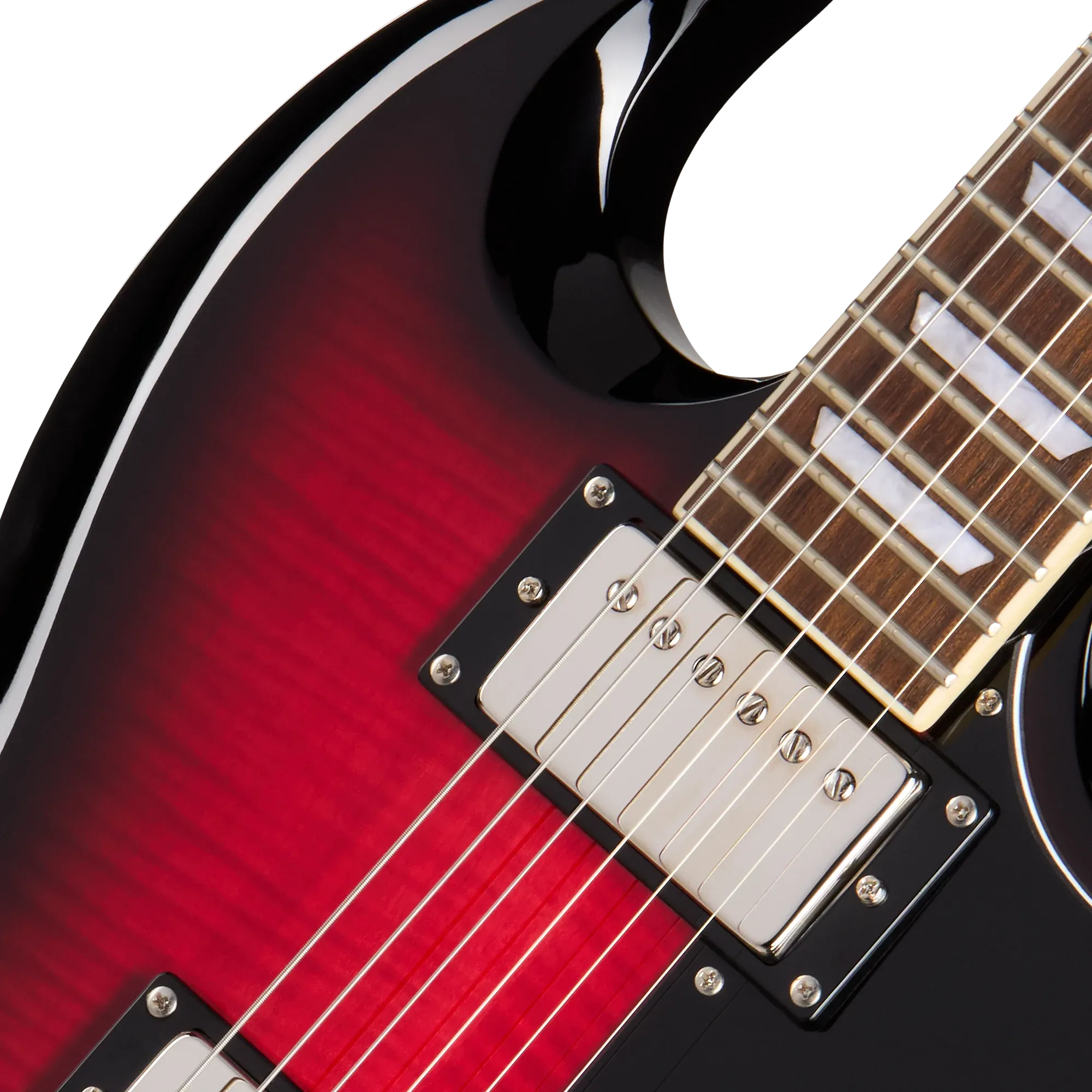 Epiphone SG Tribute Plus Cherry Burst – Bild 5