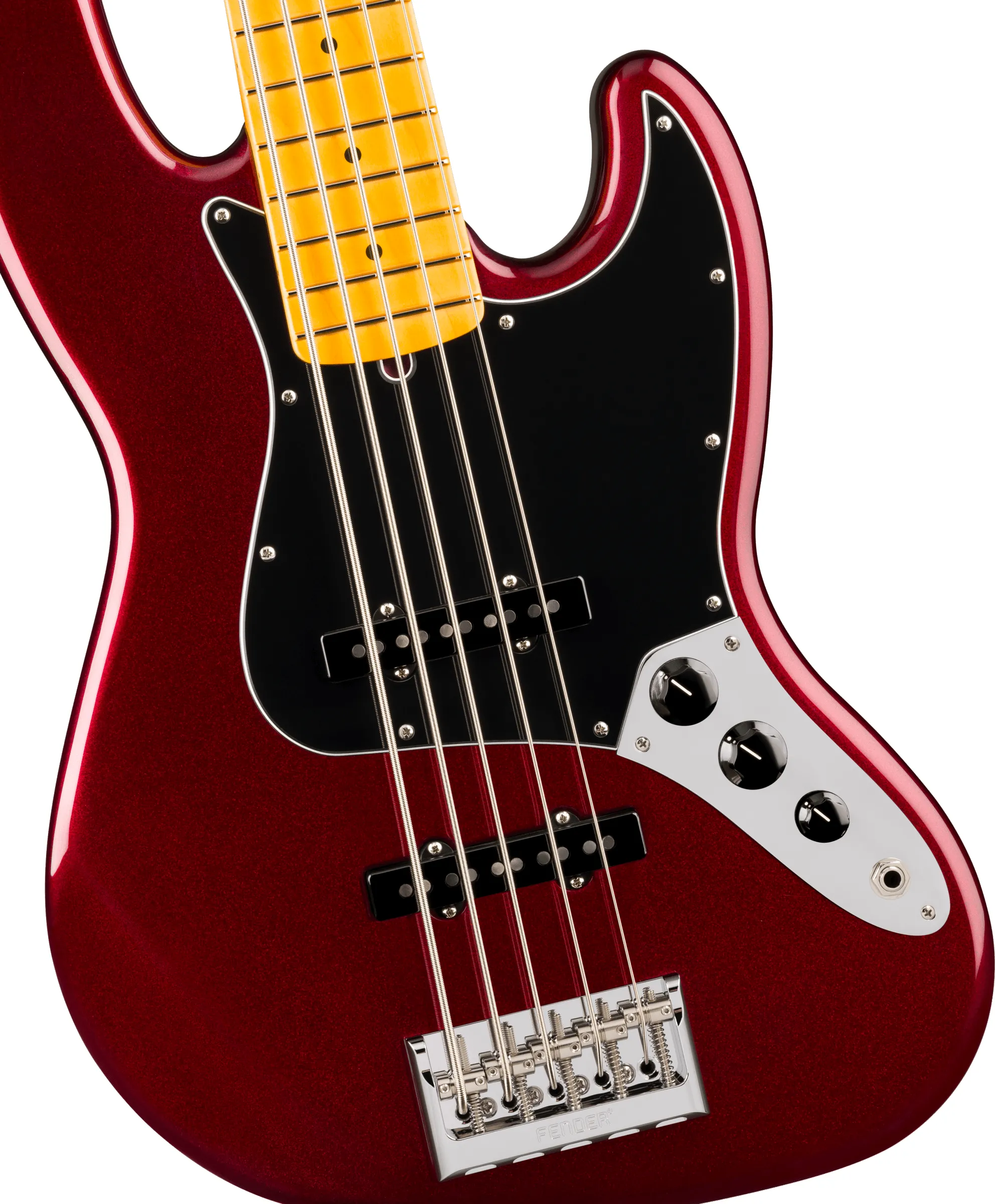 Fender American Professional Jazz Bass V Oxblood/MN – Bild 4