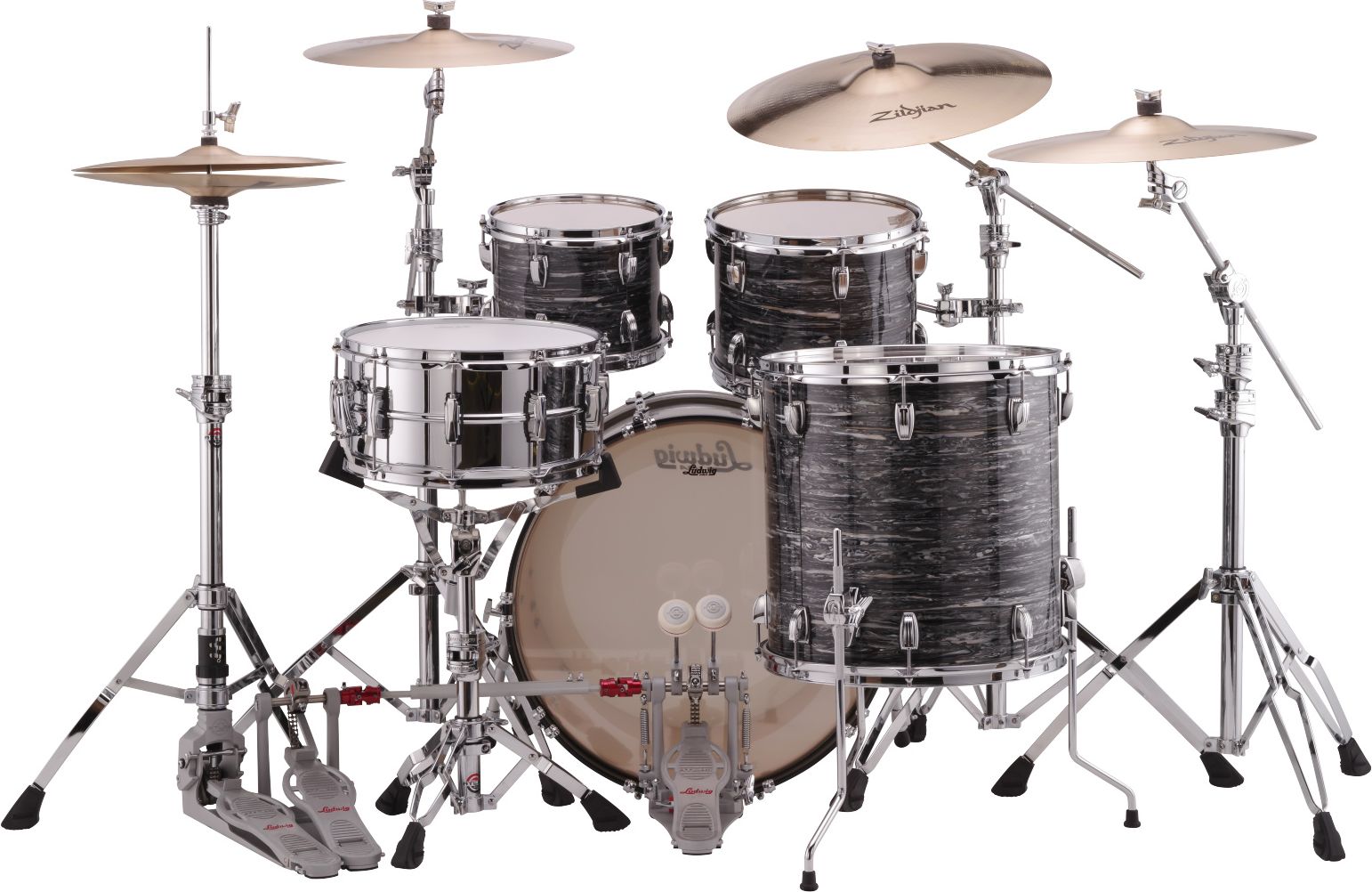 Ludwig L88204AX1Q Classic Maple MOD Outfit - Vintage Black Oyster – Bild 4