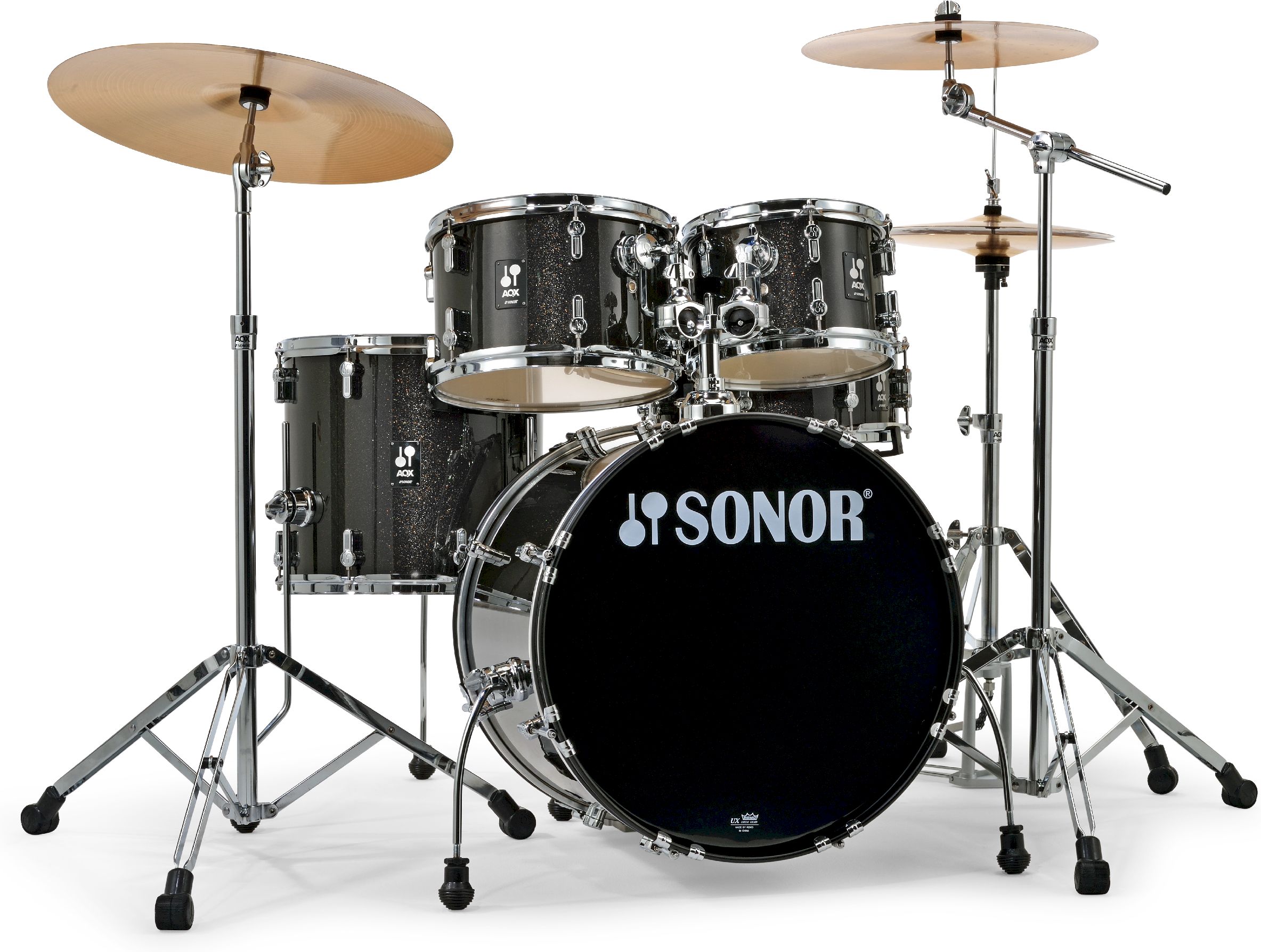 Sonor AQX Studio Set Black Midnight Sparkle – Bild 3