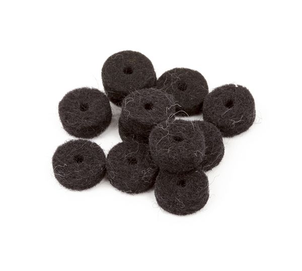 Fender Parts Strap Button Felt Washers Black 12er Set