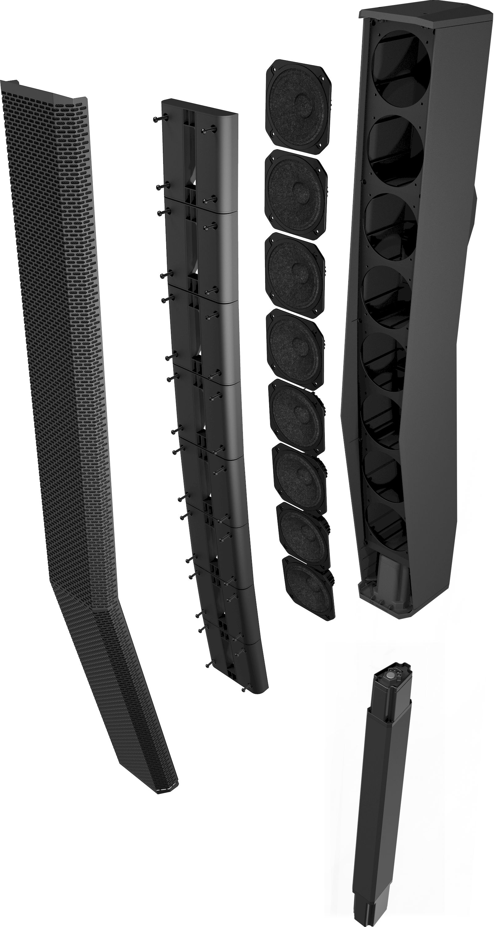EV EVOLVE90-KB Säulensystem schwarz