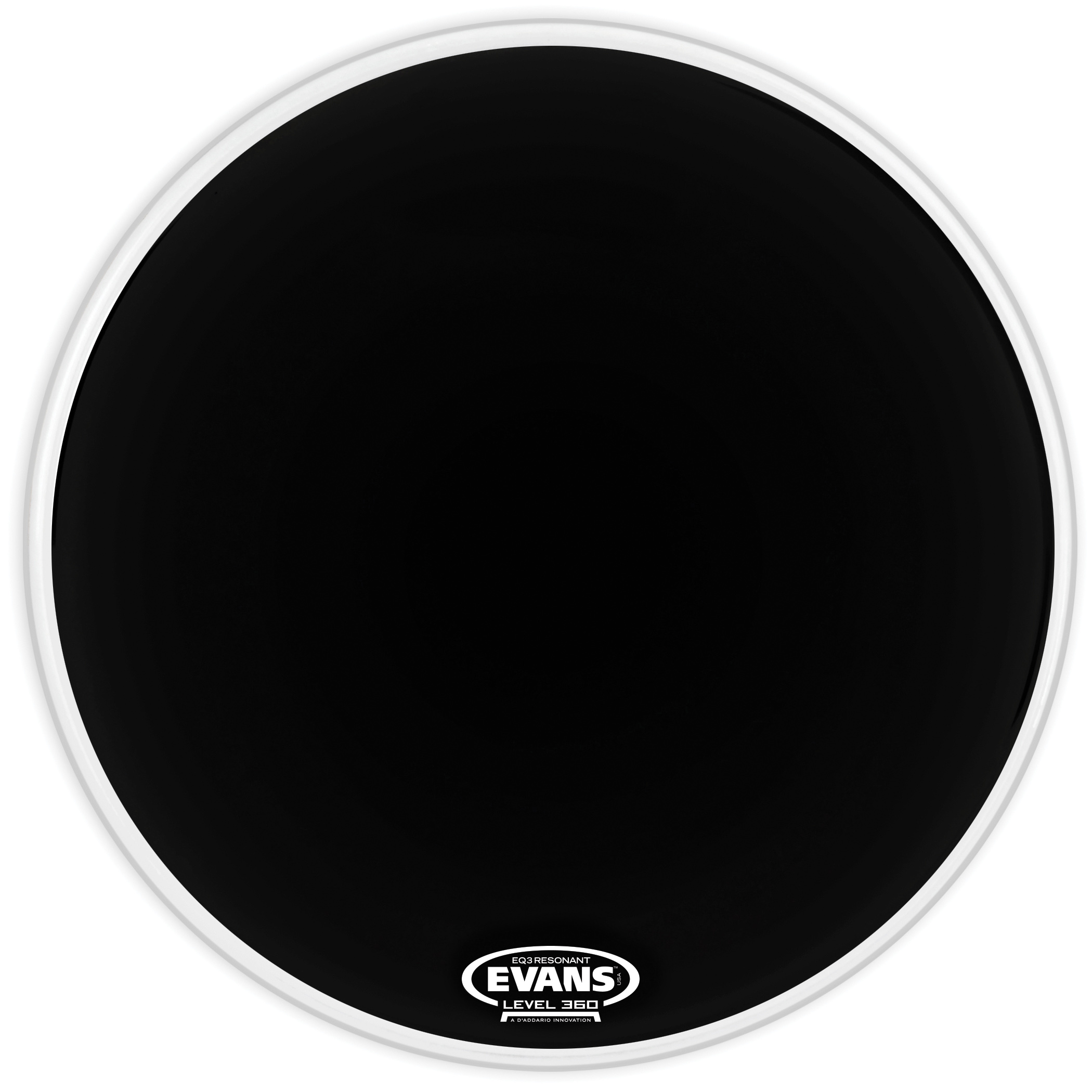 Evans BD20RB-NP EQ3 ohne Mikrofonloch Black 20"