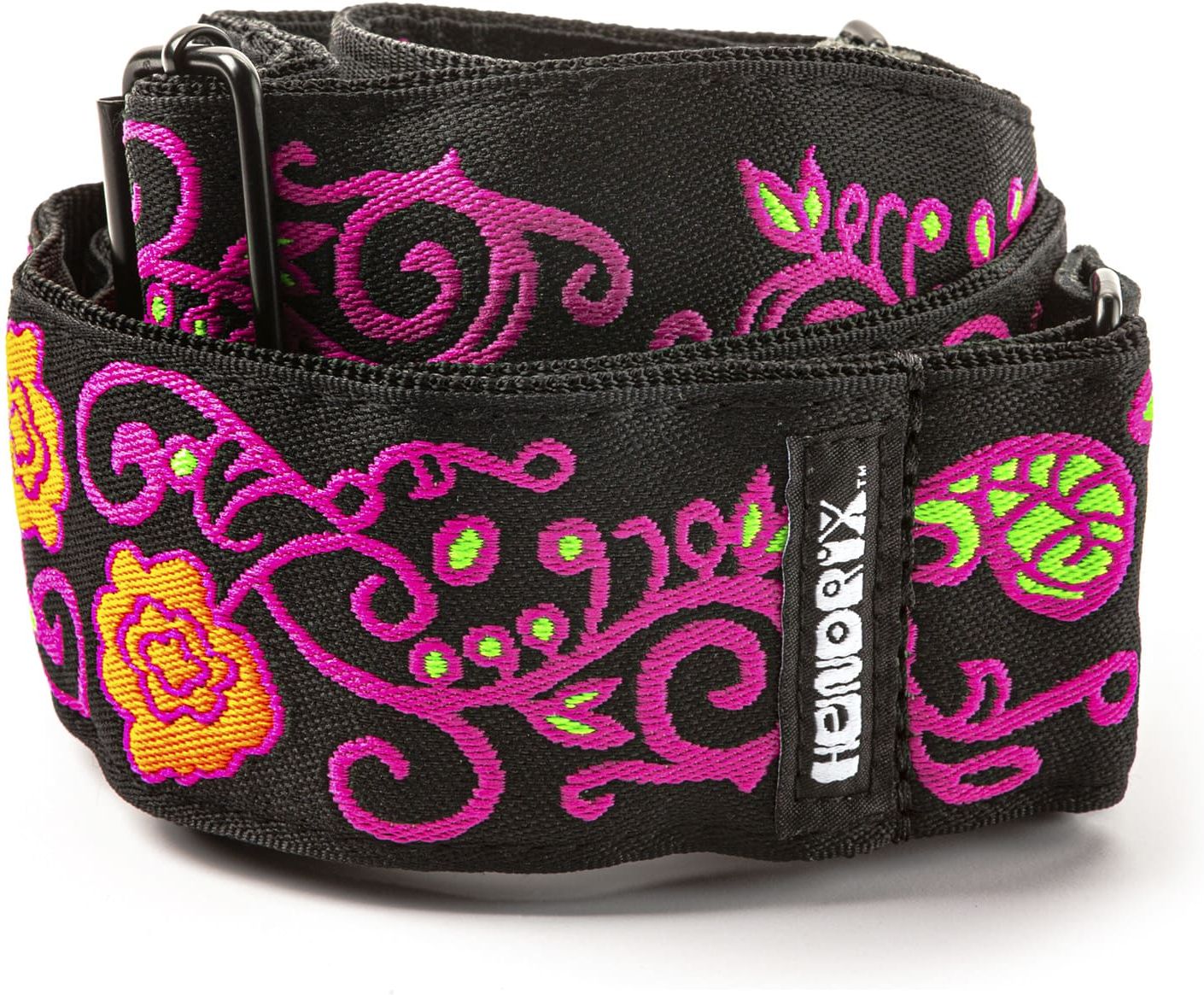 Dunlop Jimi Hendrix Blacklight Gurt Monterey Pink JH22 – Bild 2