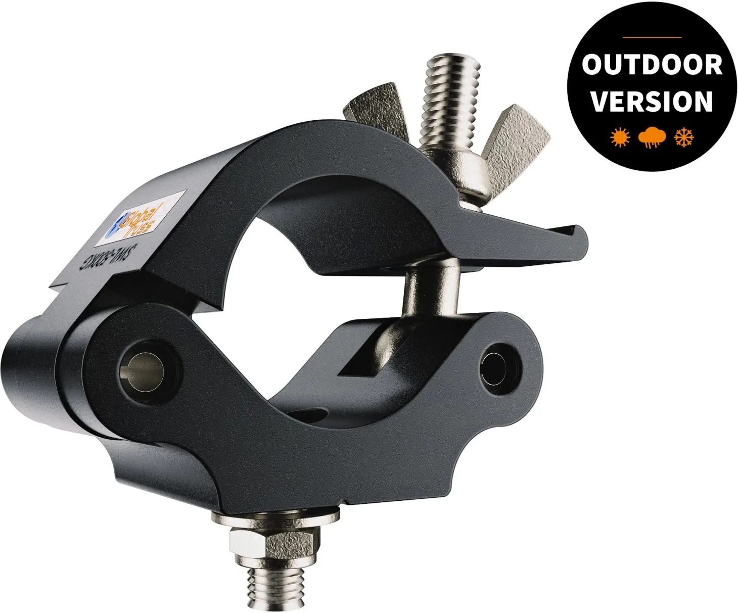 Global Truss Half Coupler 48-51/50/500kg stage black Outdoor