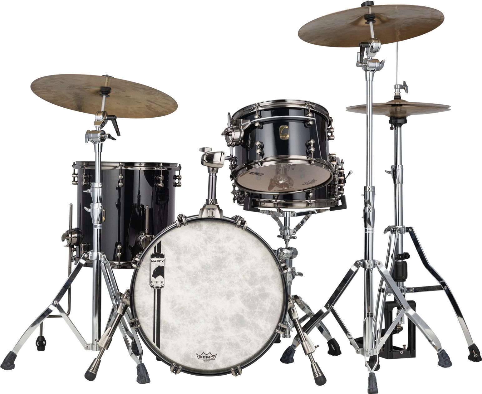 Mapex BPDLNC481XBPB Black Panther Cherry Bomb Jazz Shellset - Piano Black – Bild 3