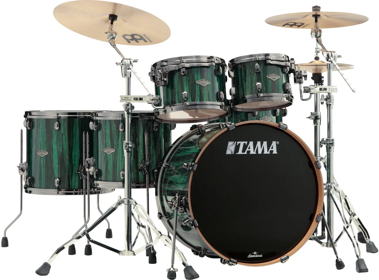 Tama MBS52RZBNSGGA Starclassic Performer Shell Kit 5tlg. - GreenGrove Aurora