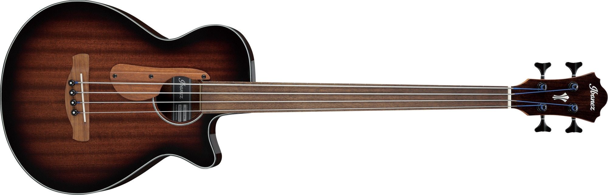 Ibanez AEGB24FE-MHS Fretless Mahogany Sunburst