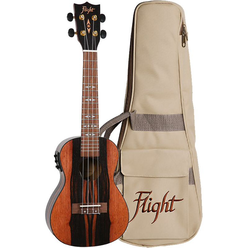 Flight DUC 460 Amara EQ Concert Ukulele inkl. Bag – Bild 4