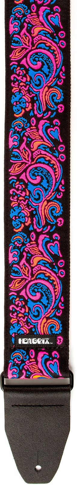 Dunlop Jimi Hendrix Blacklight Strap Love Drops Pink JH28 – Bild 3