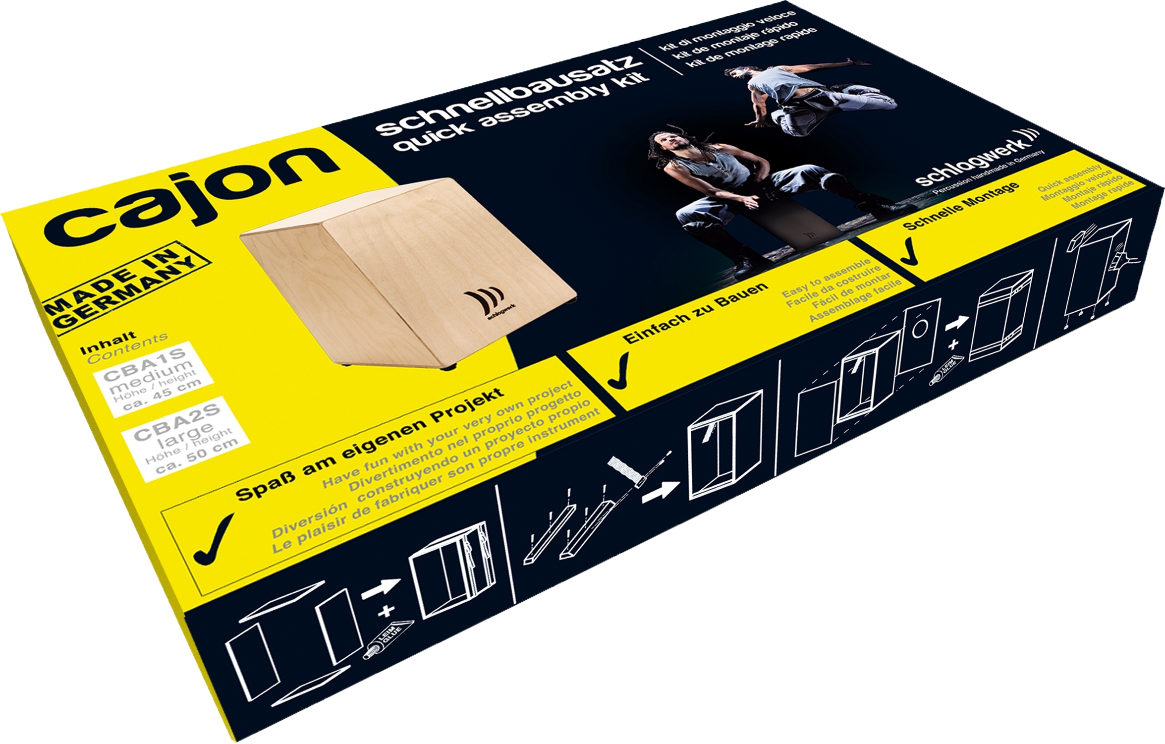 Schlagwerk CBA1S "My Cajon" Bausatz MEDIUM – Bild 2