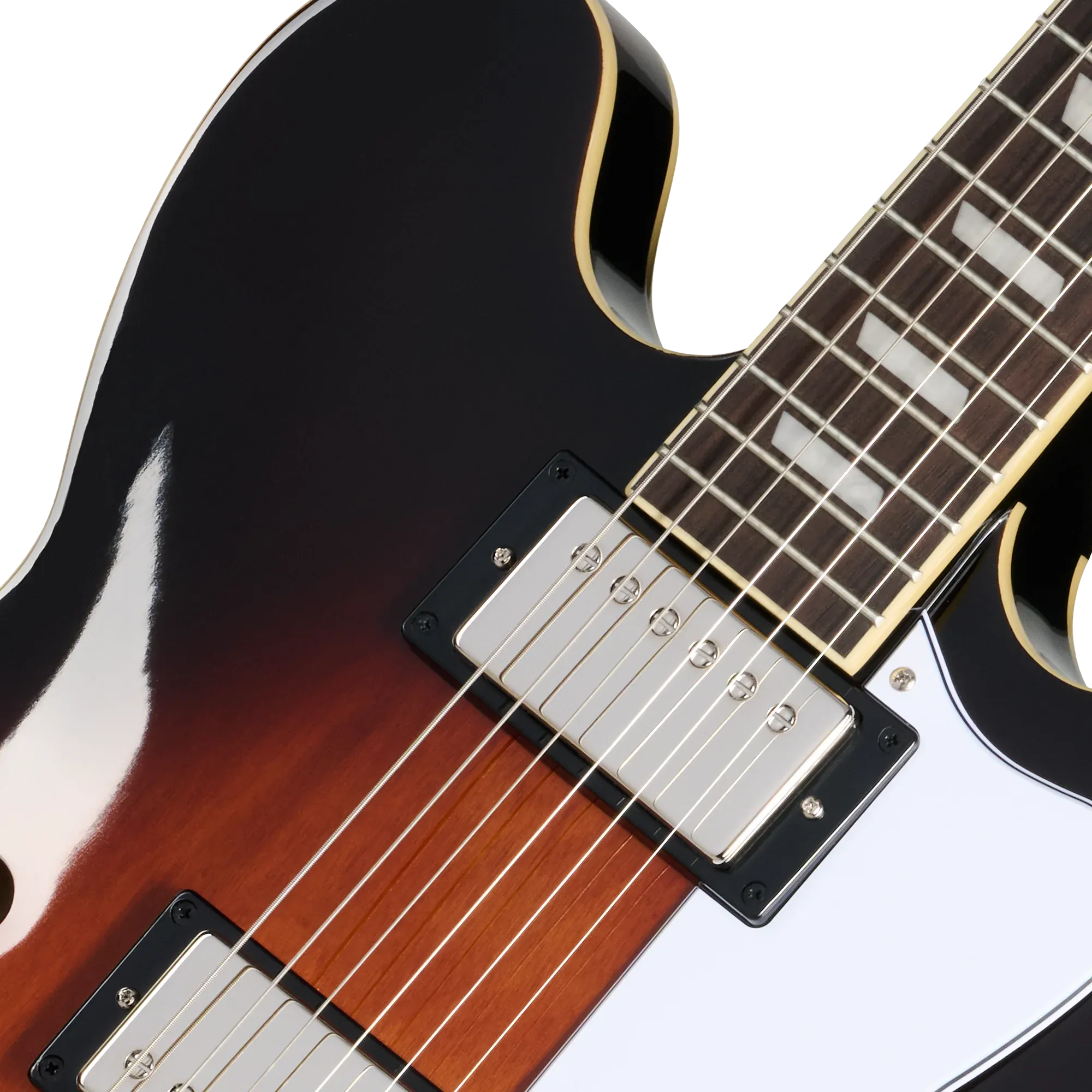 Epiphone Bonehead Riviera Dark Tobacco Sunburst – Bild 4