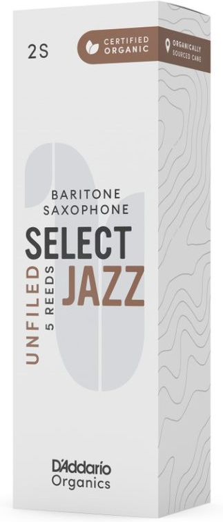 DAddario Woodwinds Organic Sel. Jazz Unfiled BAR 2S DAddario Woodwinds Organic Sel. Jazz Unfiled BAR 2S
