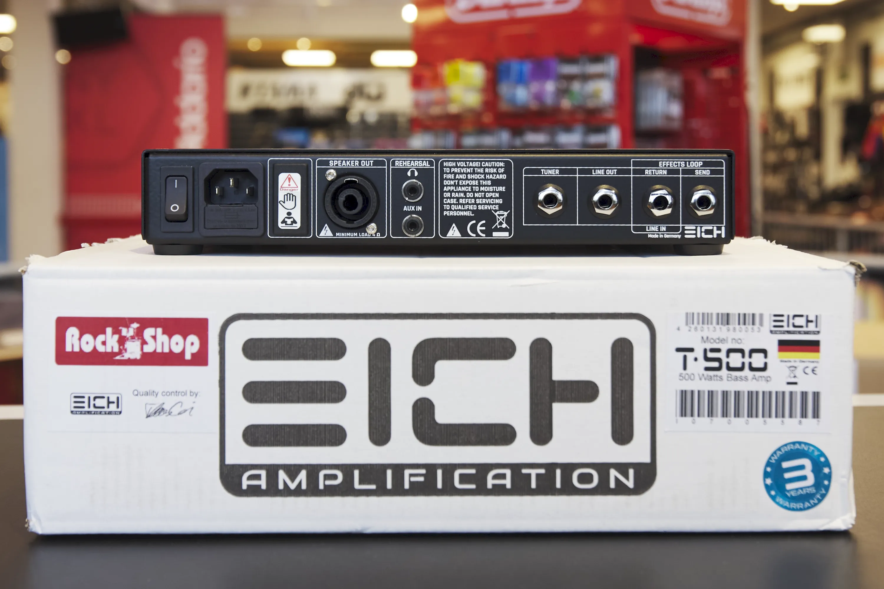 Eich Amplification T-500 Bass Top (gebraucht) – Bild 2