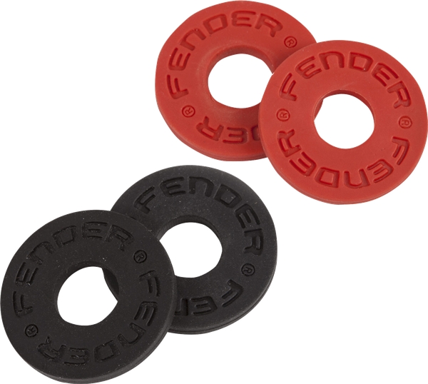 Fender Strap Blocks 4er Pack Rot/Schwarz Fender Strap Blocks 4er Pack Rot/Schwarz