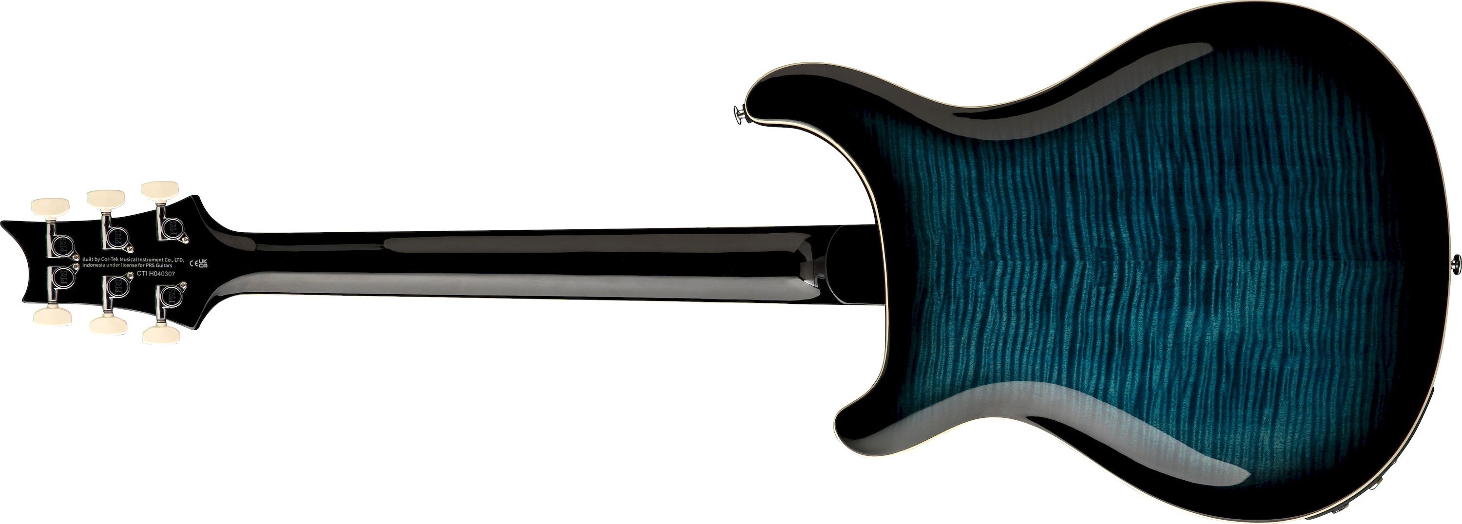 PRS SE Hollowbody II Piezo Peacock Blue Smokeburst  – Bild 2