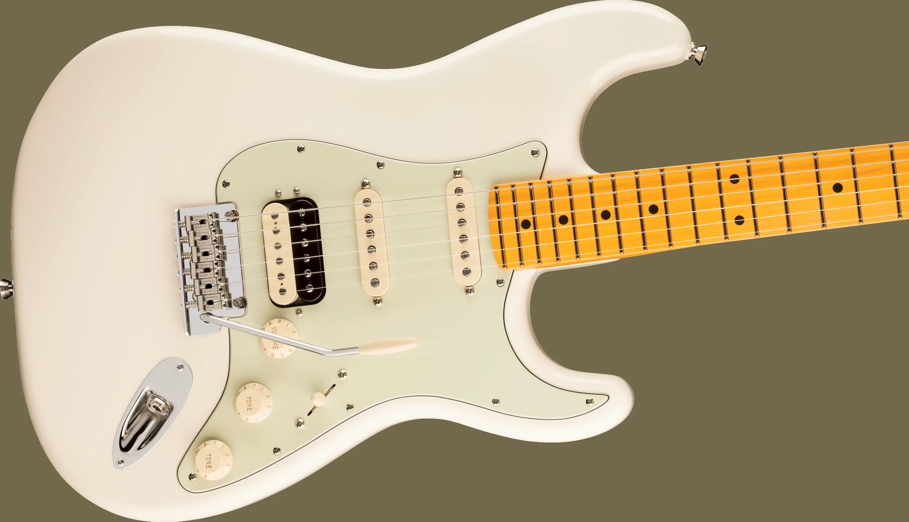 Fender American Professional Stratocaster HSS Olympic White/MN – Bild 3