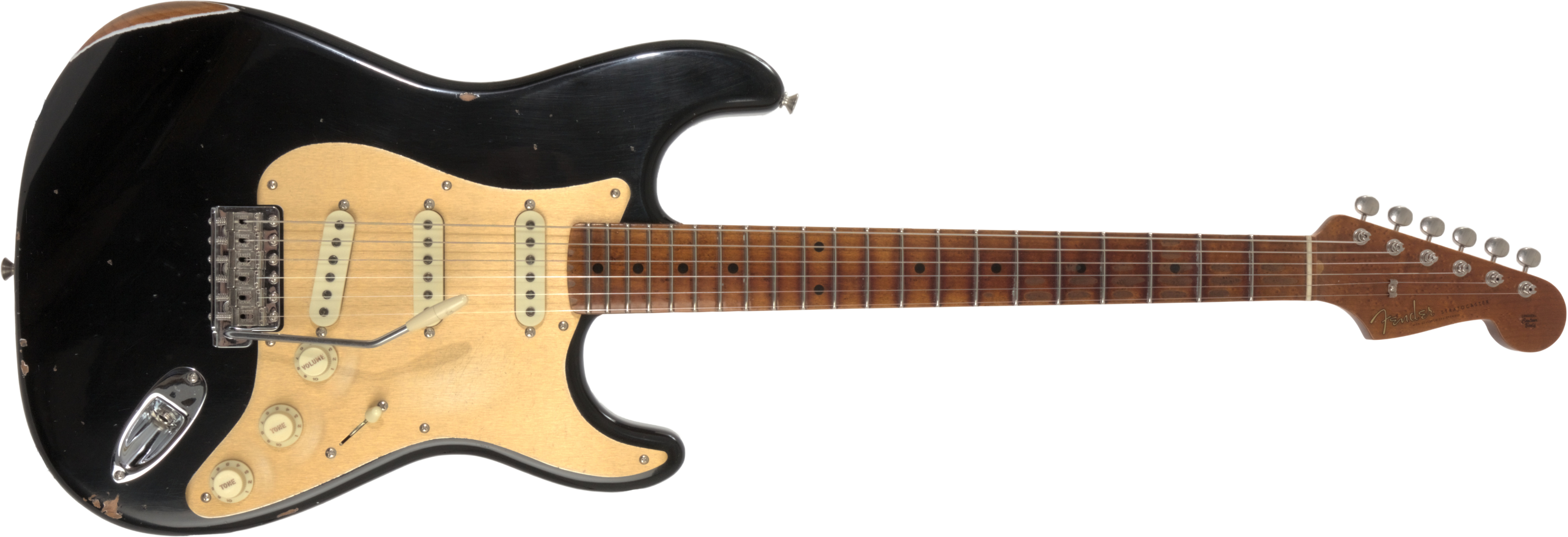 Fender Custom Shop 1956 Stratocaster Relic/CC-HW Aged Black Limited Edition – Bild 1
