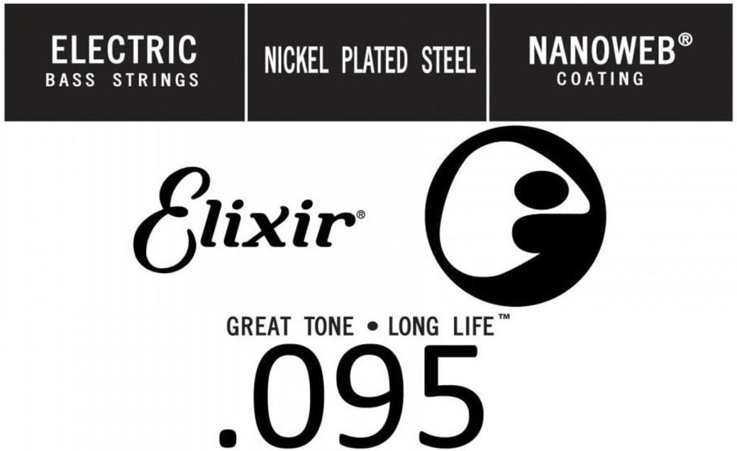 Elixir electric bass 15395 NanoWeb 095 single string Elixir electric bass 15395 NanoWeb 095 single string