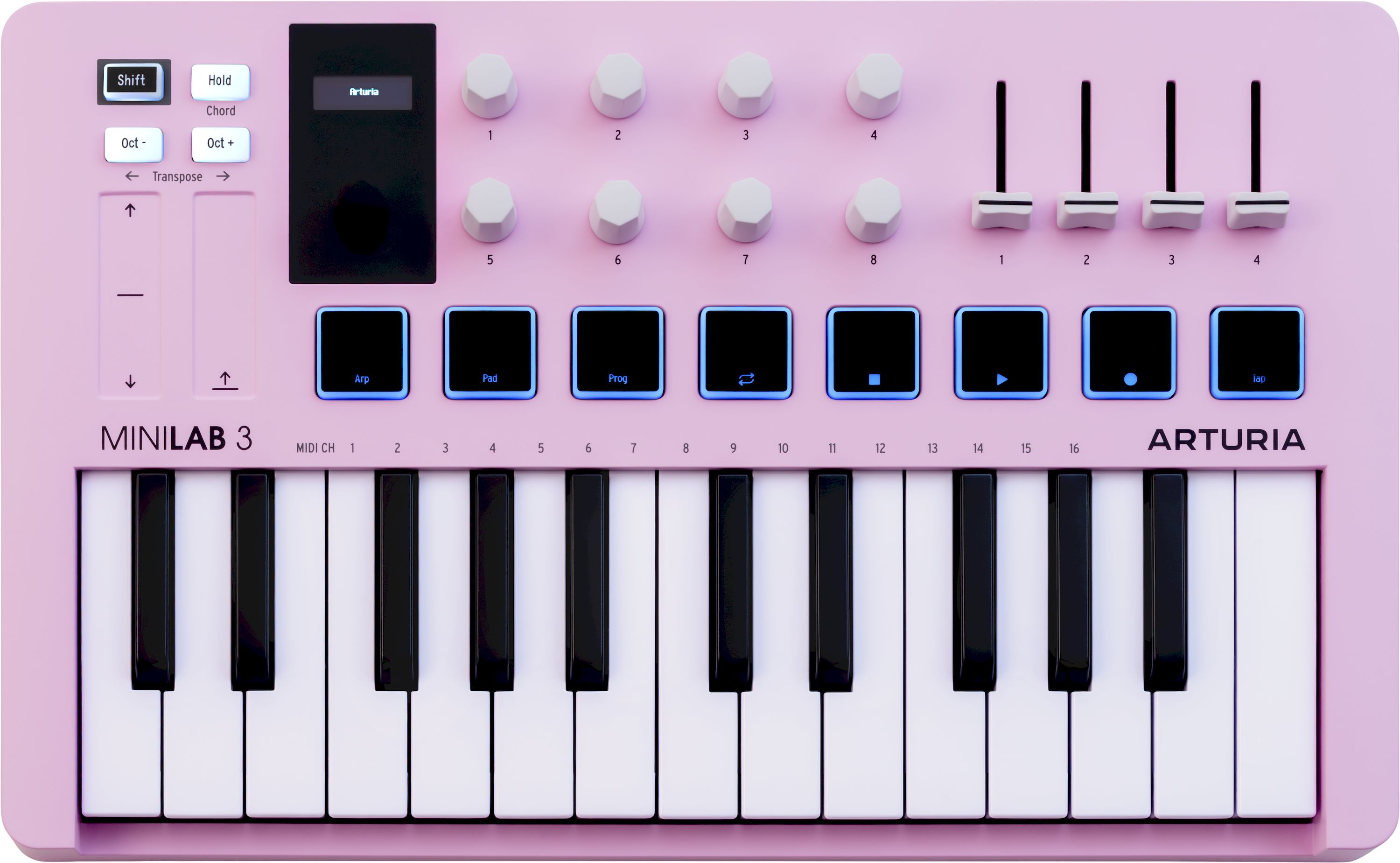 Arturia MiniLab 3 Rose Quartz
