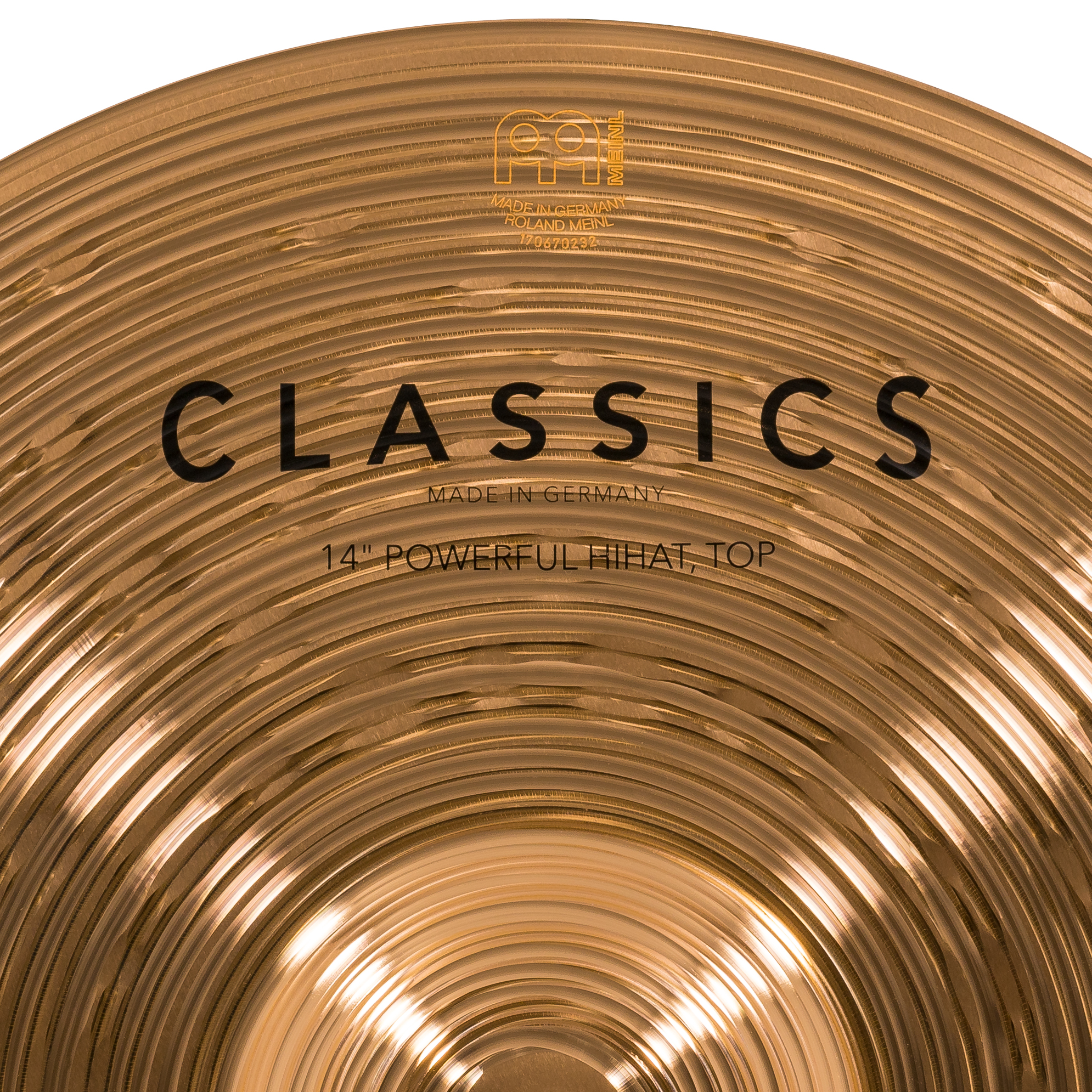 Meinl Classics Powerful HiHat 14" Meinl Classics Powerful HiHat 14"