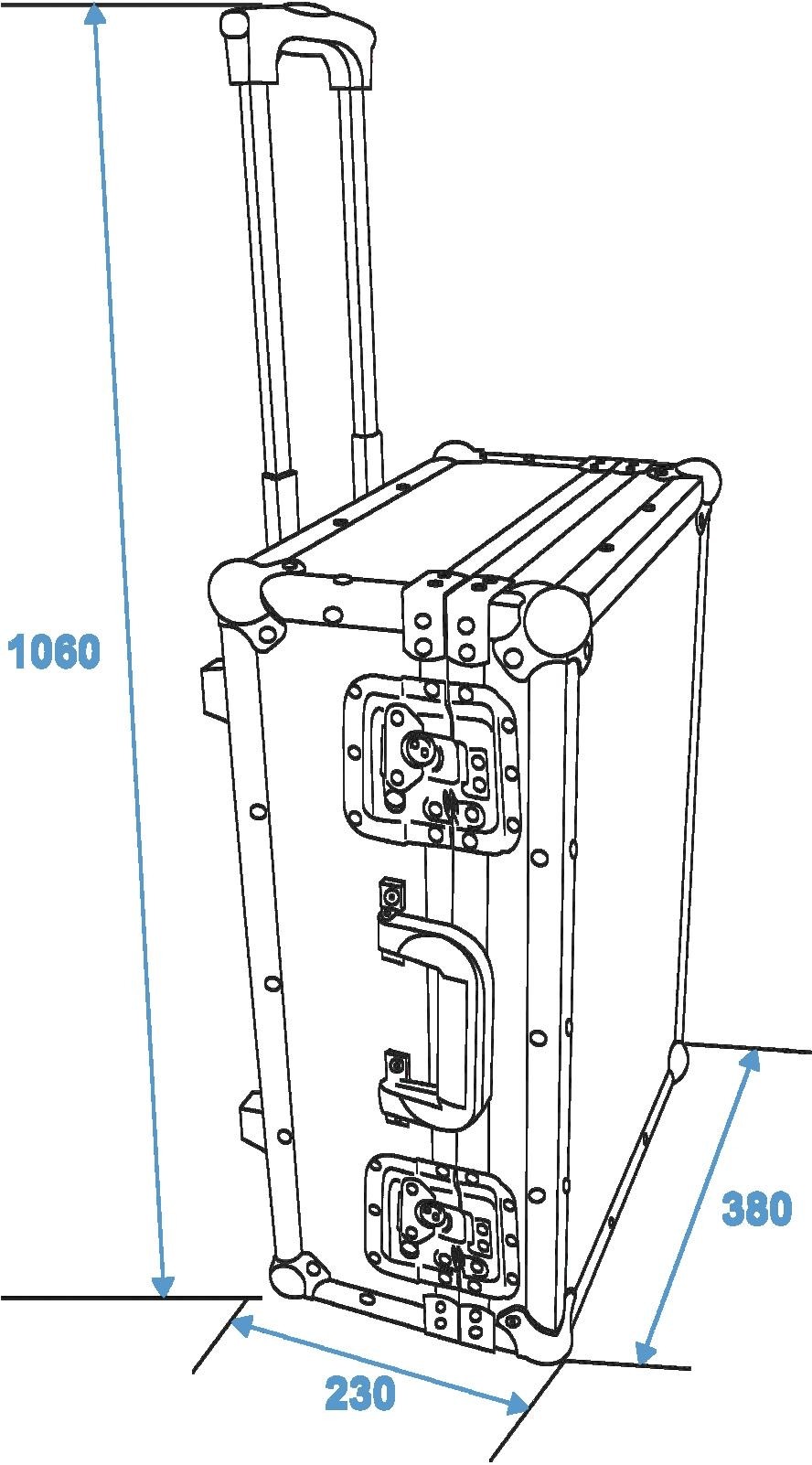 ROADINGER Universal-Koffer-Case mit Trolley ROADINGER Universal-Koffer-Case mit Trolley