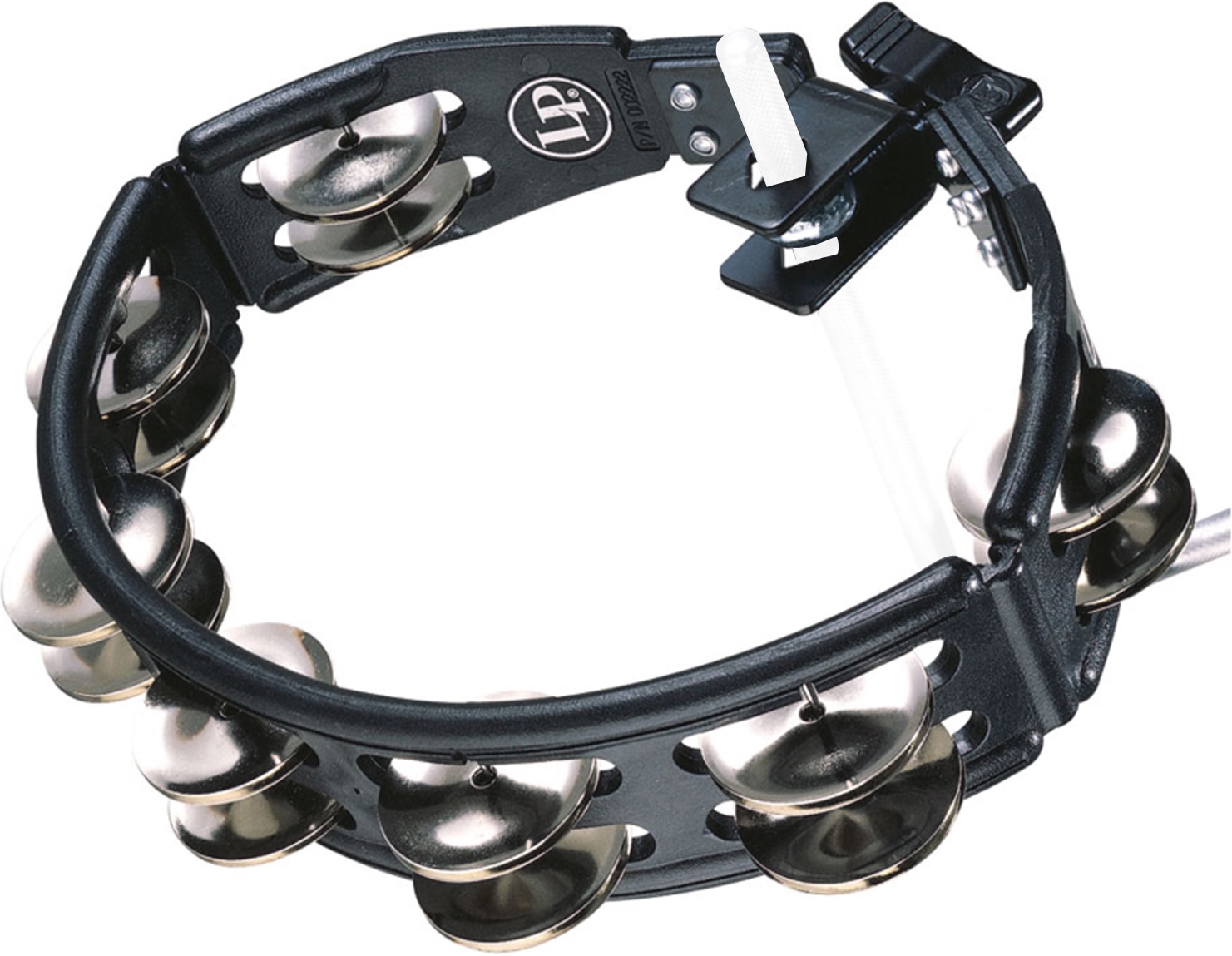 LP 160 Black Cyclops Mountable Tambourine
