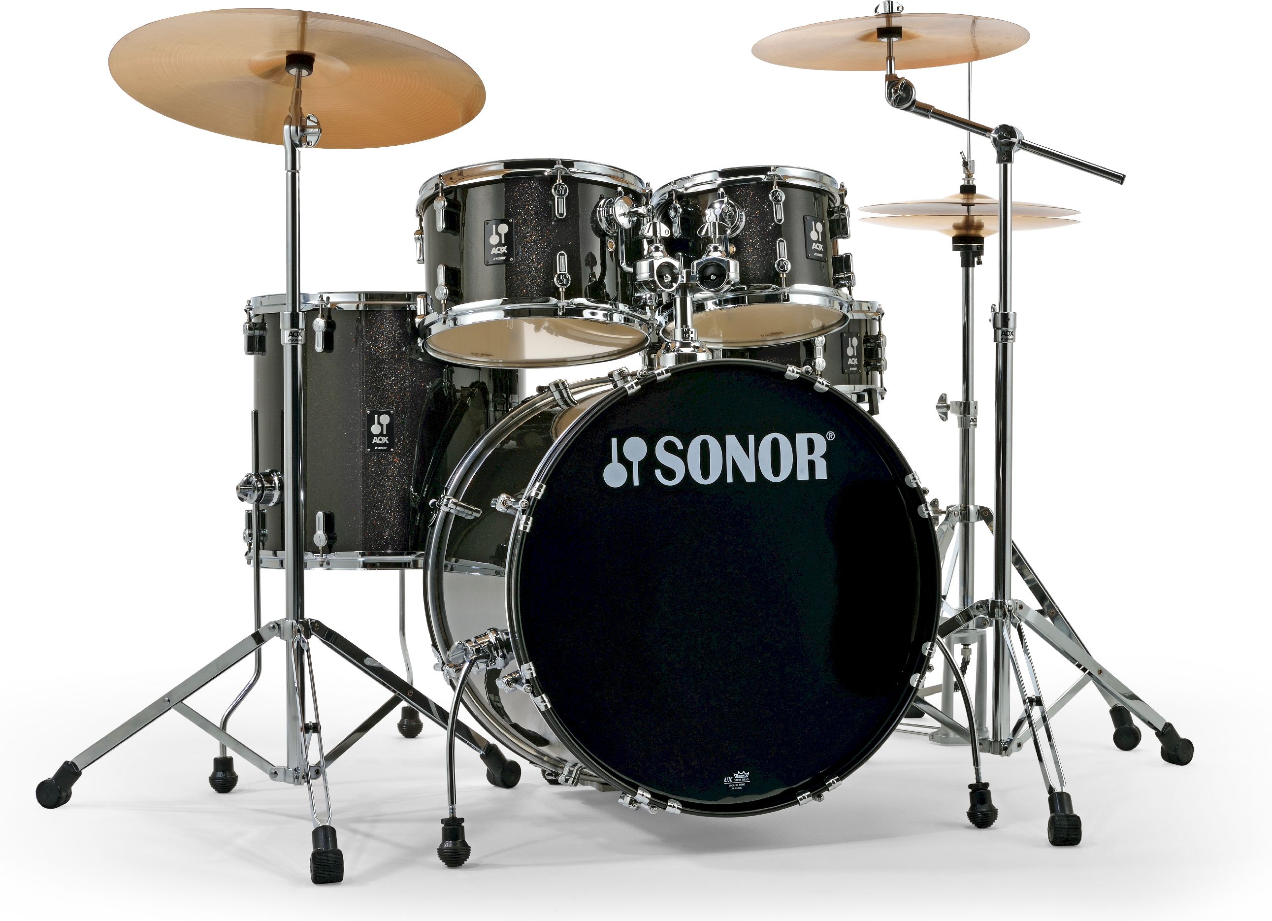 Sonor AQX Stage Set Black Midnight Sparkle – Bild 3