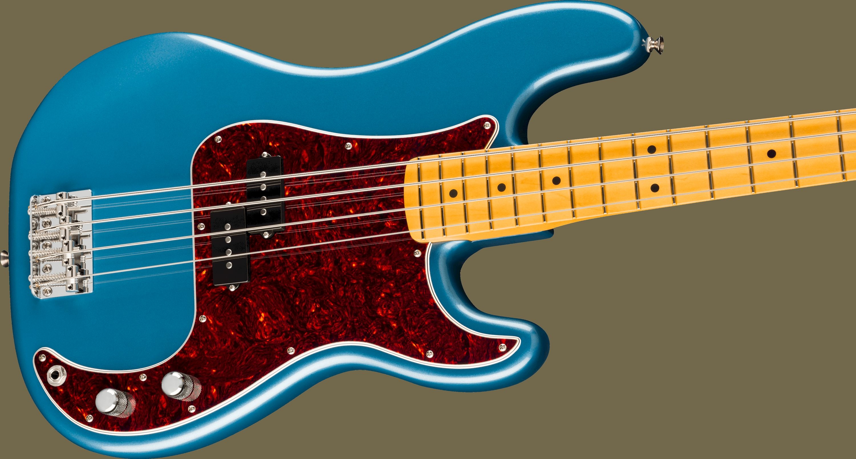 Fender American Professional Classic Precision Bass Faded Lake Placid Blue – Bild 3