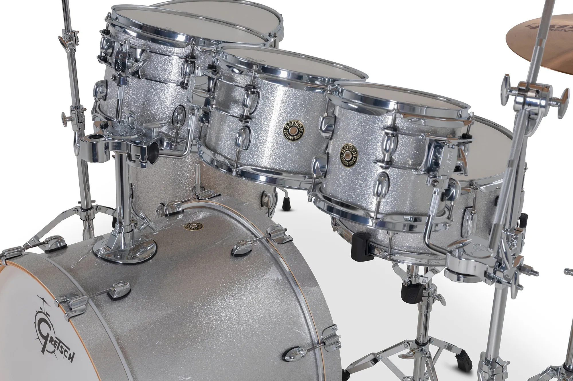 Gretsch GR815.048 Catalina Maple Shell Pack - Silver Sparkle (8"/10"/12"/14"/16"/22"/14"x6,5") – Bild 7
