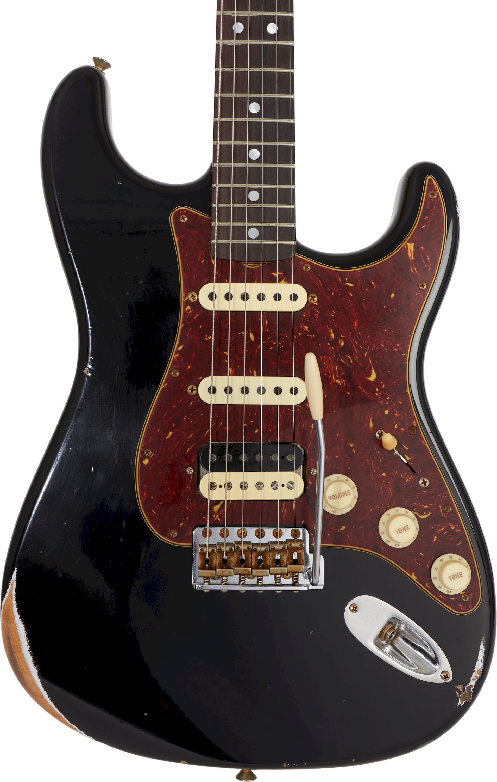Fender Custom Shop 1967 Stratocaster HSS Relic Aged Black Limited Edition – Bild 3