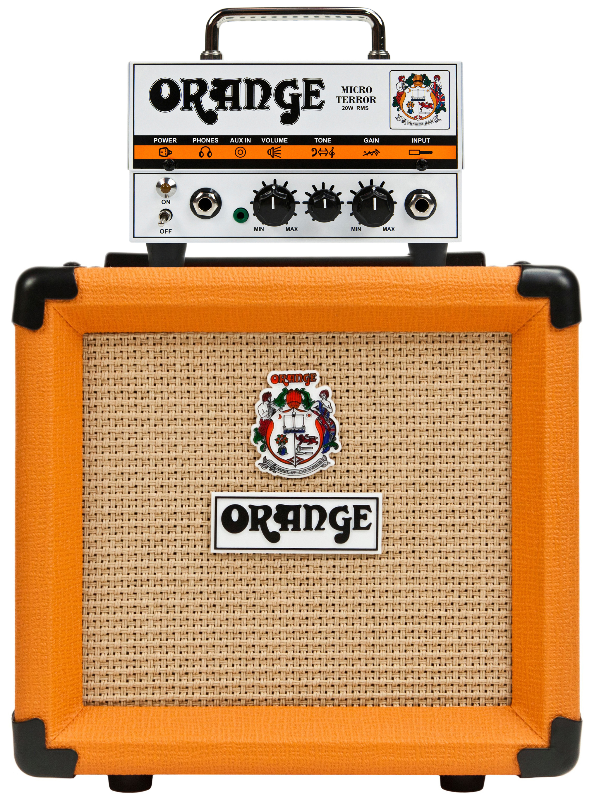 Orange Micro Terror Head & Orange PPC108 Box  Orange Micro Terror Head & Orange PPC108 Box