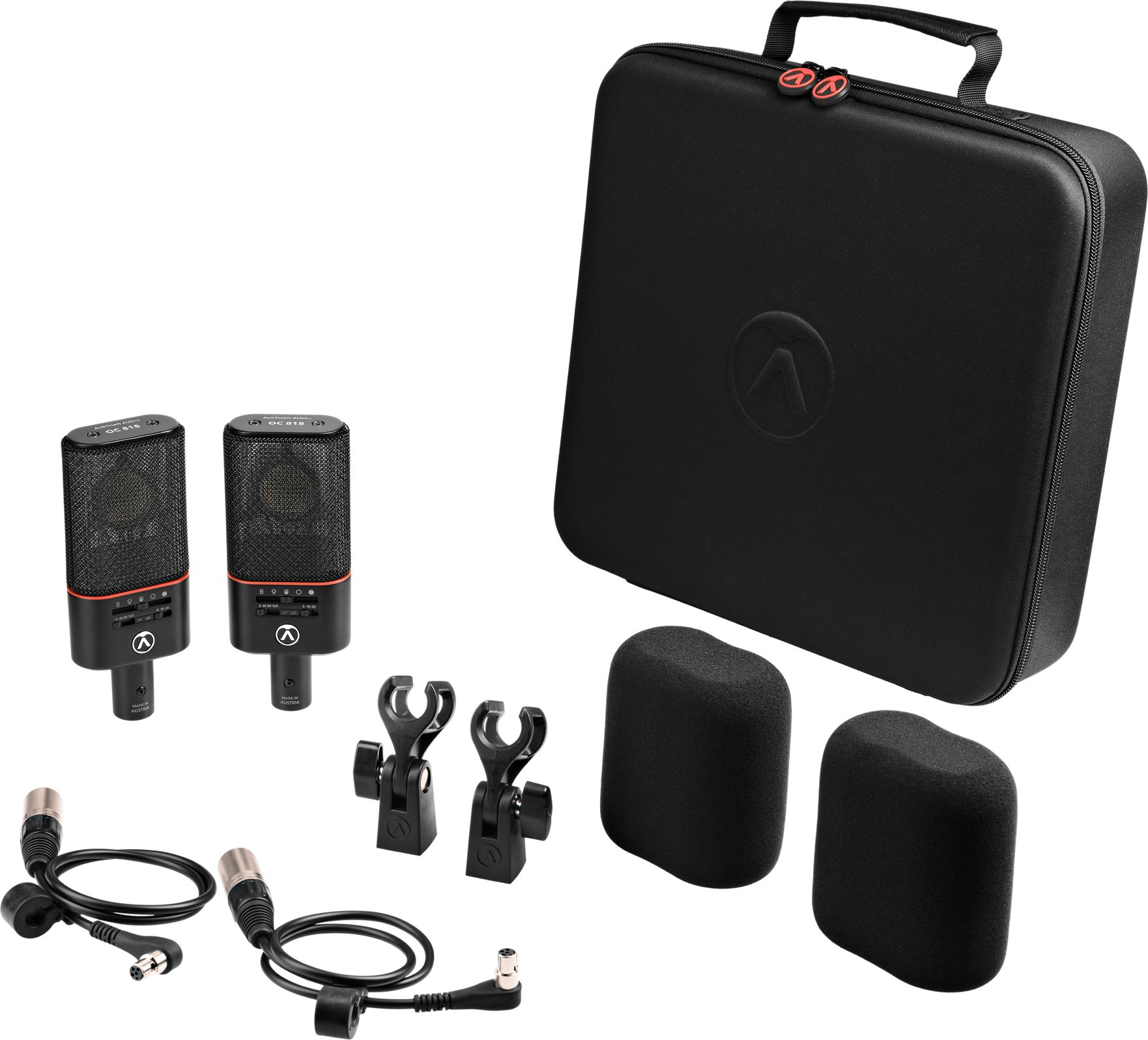 Austrian Audio OC818 Black Dual Set Go