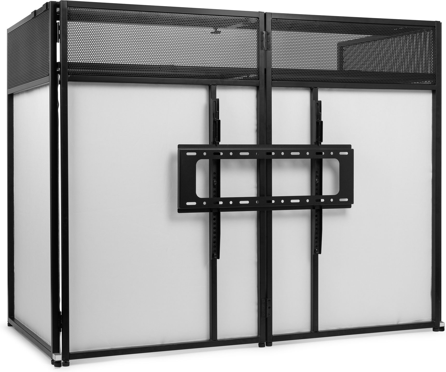 Vonyx DB6 Faltbarer DJ Tisch mit TV Halterung – Bild 2