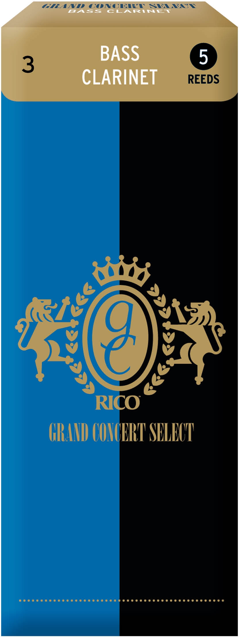 Rico Grand Concert Select Bass-Klarinette 3  5er Box RGB05SCL300