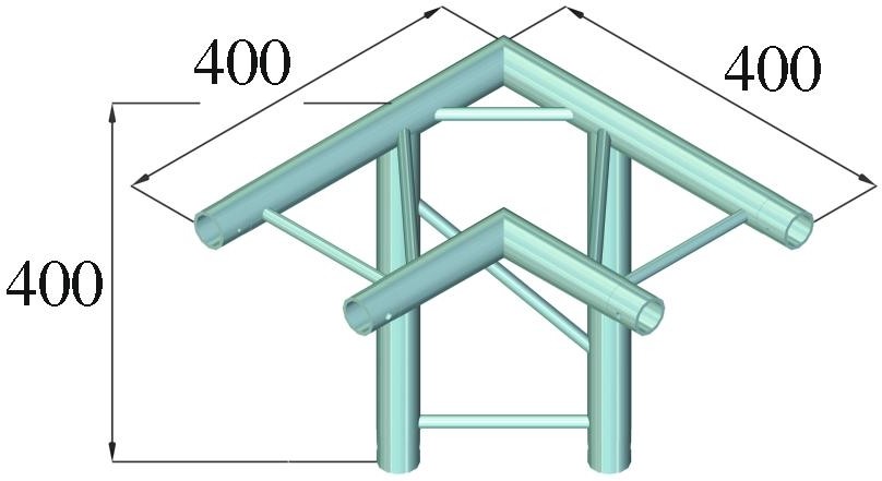 Alutruss DECOLOCK DQ2-PAL31H 3-way corner 90° – Bild 3