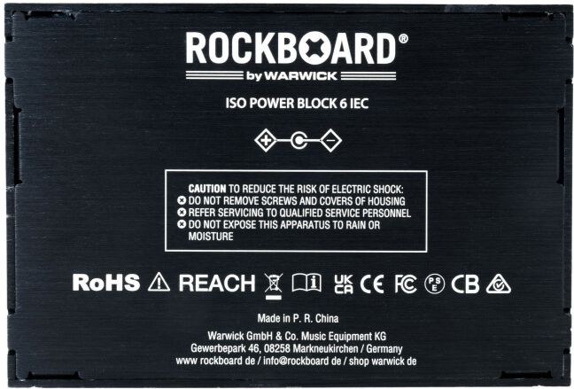 RockBoard ISO Power Block V6 IEC RockBoard ISO Power Block V6 IEC