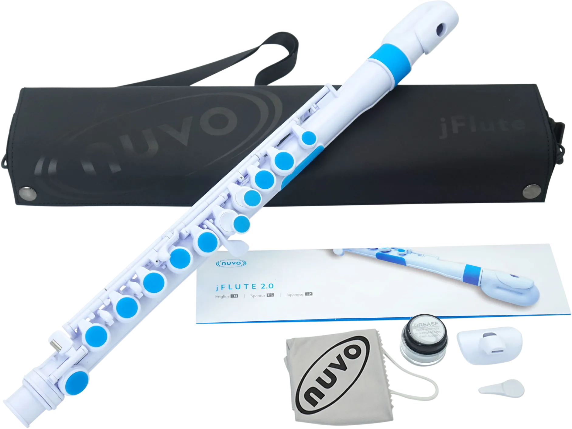 Nuvo jFlute 2.0 white-blue