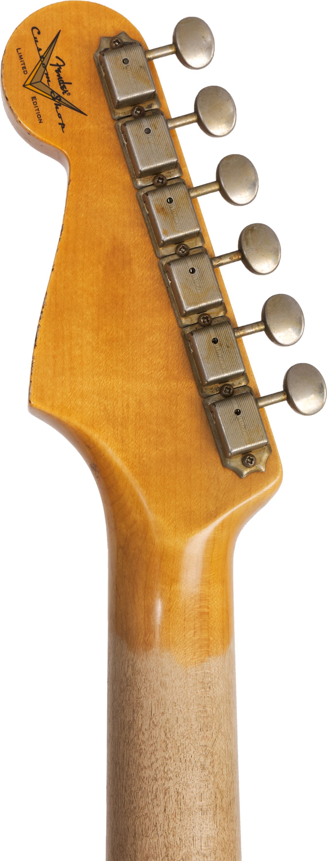 Fender Custom Shop 1964 L-Series Stratocaster Heavy Relic Aged Olympic White – Bild 6